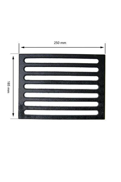 Metal Needs Grill for stove, fireplace, firebox, cast iron, size 185mm x 250mm
