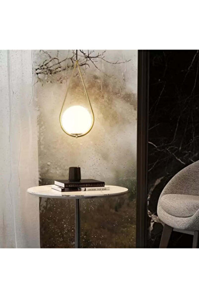 KORMAN TECHNIK LOFT Haven Chandelier, 1x E27, White Gold, Metal, Adjustable Height