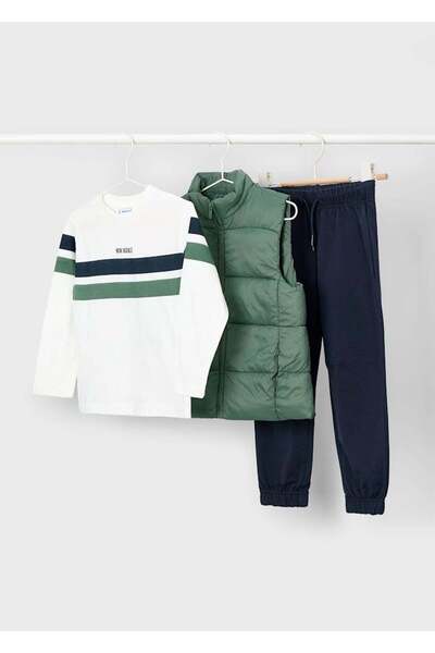 MAYORAL Men's Vest and Tracksuit Set 3 Pieces 25Kmyr4607