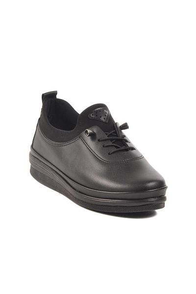 Pierre Cardin Pc-54249 Z Black Heel Supported Women's Casual Shoes
