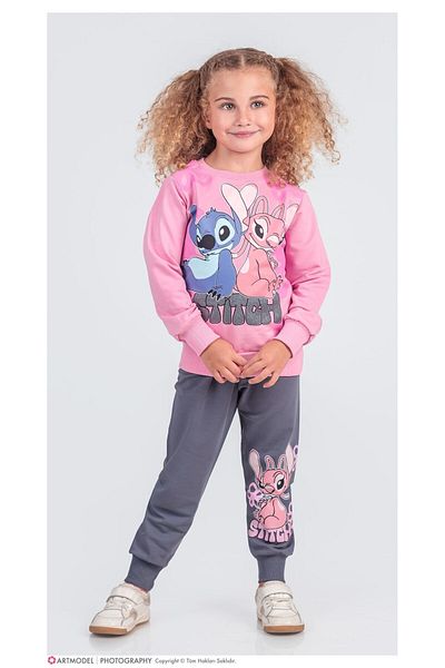 ÖRZİKİDS Printed Girls Tracksuit Set3-10 Years