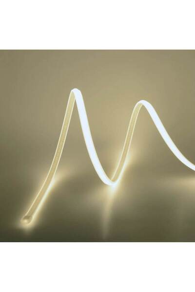 OEM Bandă LED Cob 288Led/ML 220V, 10W/m, 10m, 12mm, Lumină Neutra 4000K, Cablu de alimentare inclus