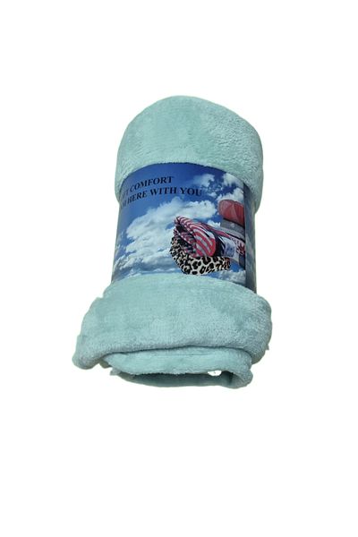 OEM Cocolino fluffy blanket 200x230cm, turquoise