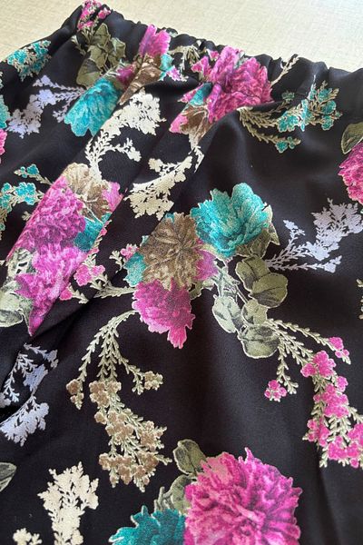 sinankardeşler Young Girl Elastic Viscose Patterned Shalwar 13-25 Years