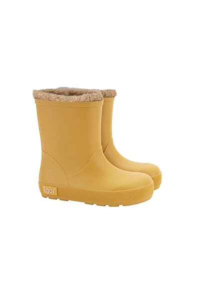 IGOR Yogi Borreguito Unisex Children's Yellow Fur Rain Boots