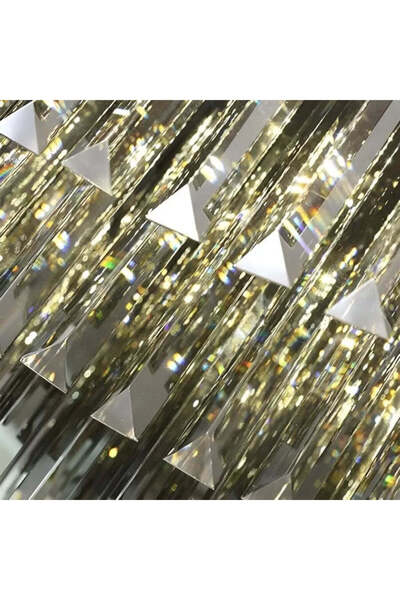 Alista Home Lustra LED Cristal 57 W, Xanthi, Argintiu