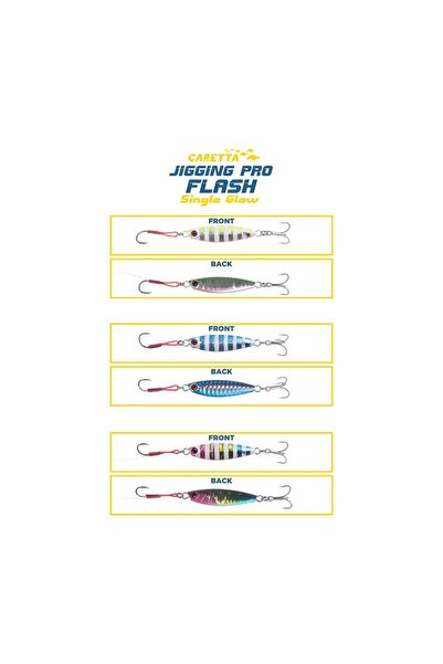 Caretta Jigging Pro Flash Single Glow Jig Yem