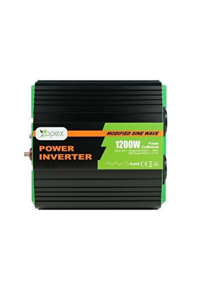 Apex NS1200-24 1200W Modifiye Sinüs İnverter 24V