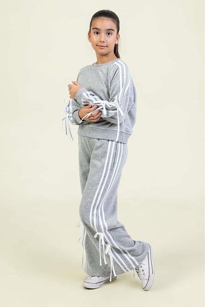 Dmb Girl's Bow Tracksuit Set