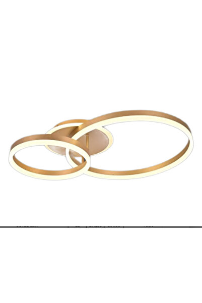 KORMAN TECHNIK Lustra LED cu telecomanda ELISABETH 72W,, lumina Rece/Calda/Neutra, Dimabila, Auriu Lucios,