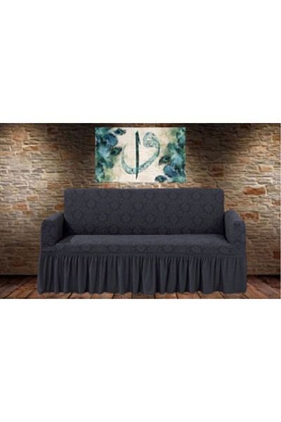 BOSTAN Jacquard Sofa, Sofa Sofa Bed Cover Lycra Elastic Standard 3 Seater