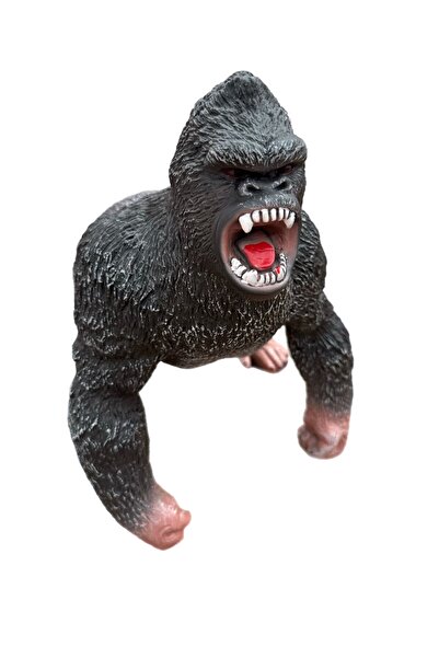 alpmodel Ayakta Duran Kaslı Goril Figür Biblo Figür Oyuncak 30 Cm