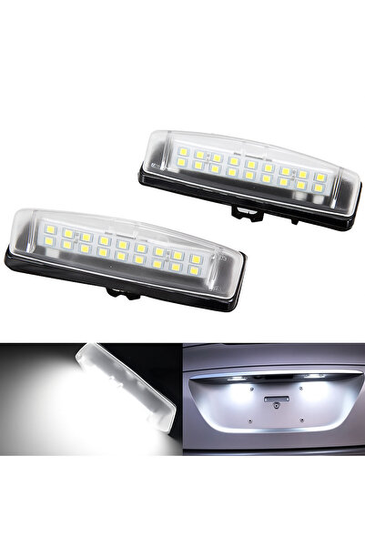 AUTOREY 2 lumini LED pentru plăcuța de înmatriculare Toyota Camry Aurion Priu...