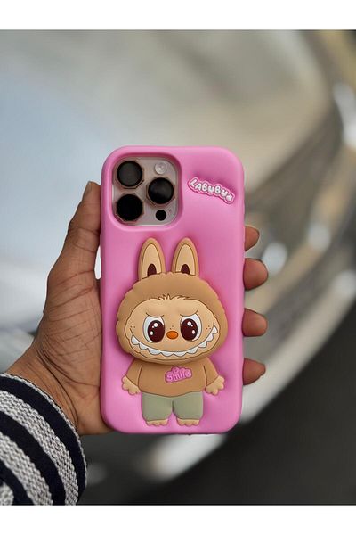 Generic Labubu Cute Cartoon Mobile Case For Apple iphone 14 Pro – Shockproof Protective Phone Cover