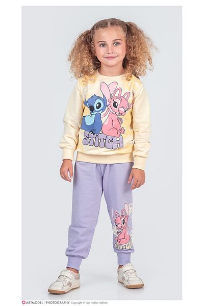 ÖRZİKİDS Printed Girls Tracksuit Set3-10 Years