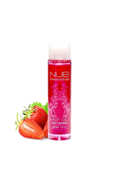 NUEI Ulei de Masaj Hot Oil cu Aroma de Capsuni , 100 ml
