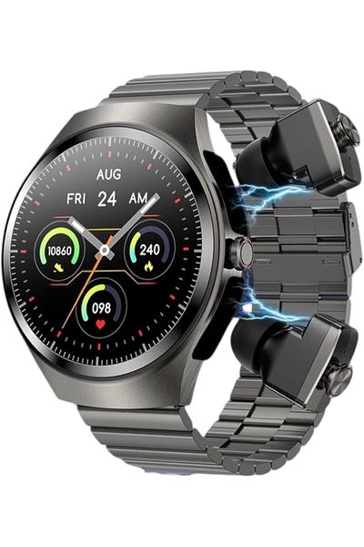 Generic Bestrio BH01 Smart Watch with AMOLED Display, 4GB MP4 Speaker, IP67 Waterproof, 650mAh Battery, 3 St