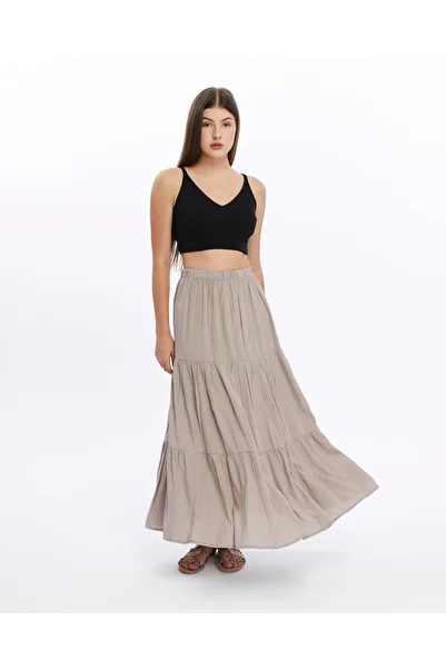 BNZ TEKSTİL Long Skirt Nora