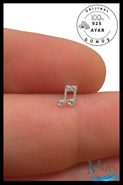 MAZEN 925 Ayar Gümüş Tekli Hızma | Minimalist Burun Piercing | Kadın Takı Aks...