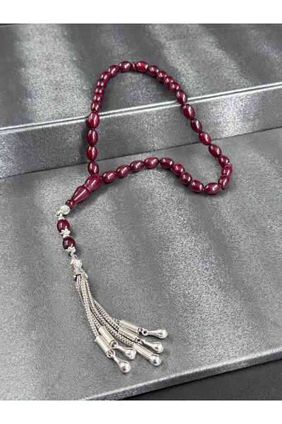 Tesbih-i Hazır Tesbihçilik Ottoman Metaphor Crimping Amber Prayer Beads Special Design Tassel