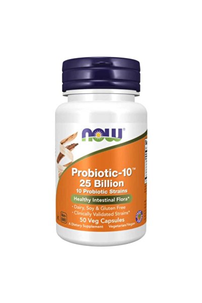 Now Foods Probiotic-10 25 Billion Veg Capsules – 50 Capsules