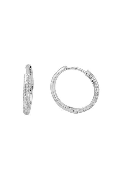 Bijuteria SORELLY Cercei Argint Eternity Hoops 1.7cm
