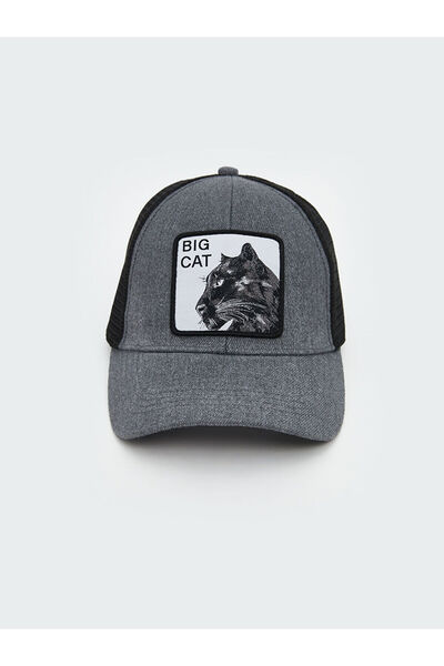 LC Waikiki Cat Embroidered Men's Cap Hat