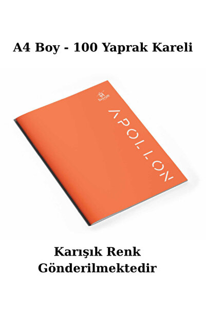 Sentor 100 Sheets Checkered School Notebook Pp Cover Wire Stitching A4 Size