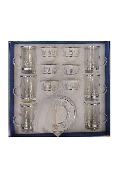 DVINA 36-piece coffee cup and tea set with saucers