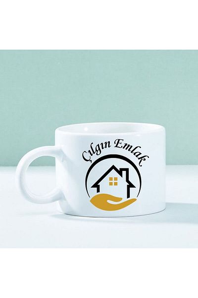 Çılgıntrend Ceramic Motto Coffee Cup with Logo Special for Corporate Companies