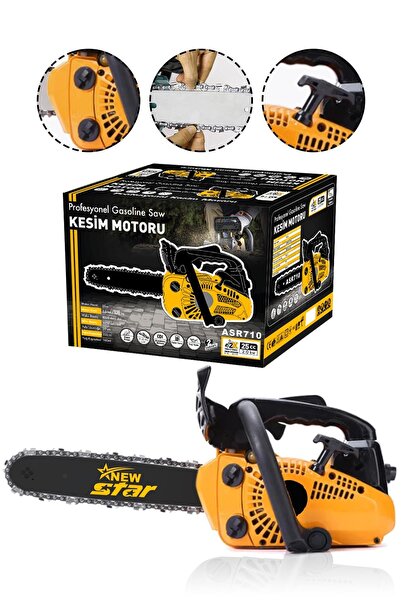 Newstar New Star 25cc benzinli mini testere sarı