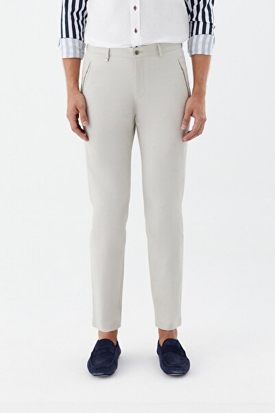 Sabri Özel Regular Fit Klasik Erkek Pantolon Taş
