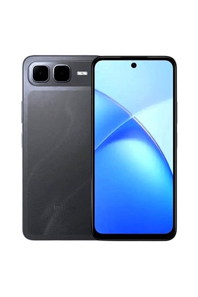 INFINIX Smart 10 Plus 4G Smartphone, 4 GB RAM, 128 GB Storage, Sleek Black
