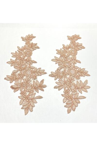 karantuhafiye Guipure Applique / 2 Pack Guipure Applique / Powder Color