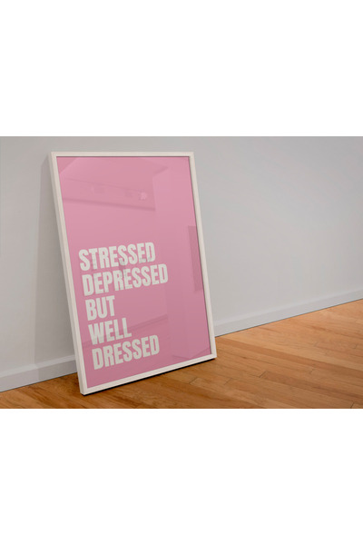 Funzee Fashion Themed Poster for Bedroom & Dressing Room - Humorous & Inspirational Wall Decor- Frameless