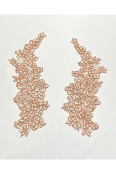 karantuhafiye Guipure Applique / 2 Pack Guipure Applique / Powder Color