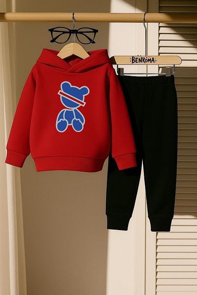 BENROMA SET DE PANTALONI DE ANTRENAMENT PENTRU COPII IMPRIMAT BEBE 3 FIARE