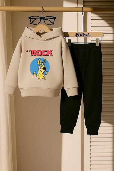 BENROMA SET DE PANTALONI DE ANTRENAMENT PENTRU COPII IMPRIMAT ROCK
