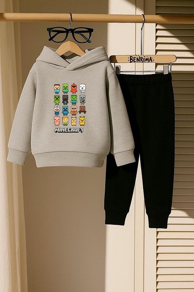 BENROMA SET DE PANTALONI DE ANTRENAMENT PENTRU COPII IMPRIMAT CRAFT 3 FIRE