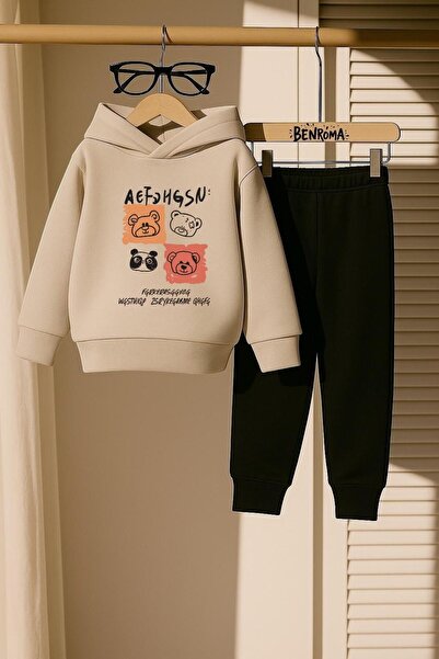 BENROMA AEF AYICIK С ПРИНТ 3-ЧАСТЕН ДЕТСКИ СПОРТЕН КОМПЛЕКТ