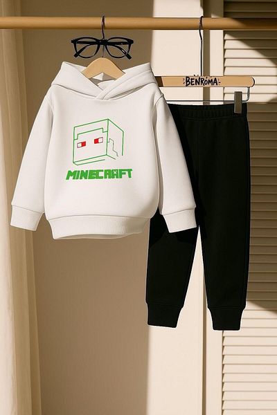 BENROMA SET DE PANTALONI DE ANTRENAMENT PENTRU COPII IMPRIMAT CU PERSONAJ DE DESENE ANIMATE