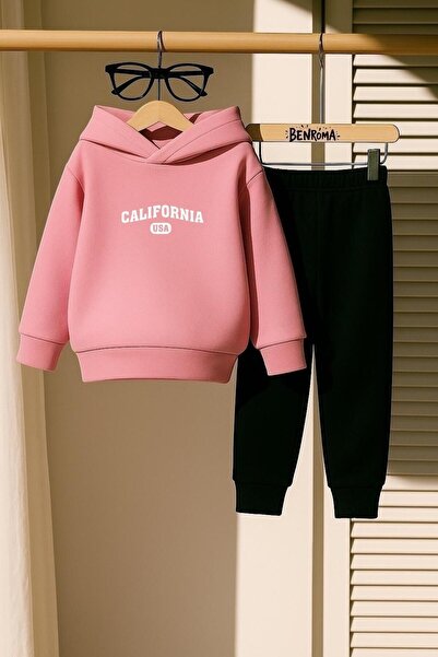 BENROMA SET DE PANTALONI DE ANTRENAMENT PENTRU COPII IMPRIMAT CALIFORNIA USA