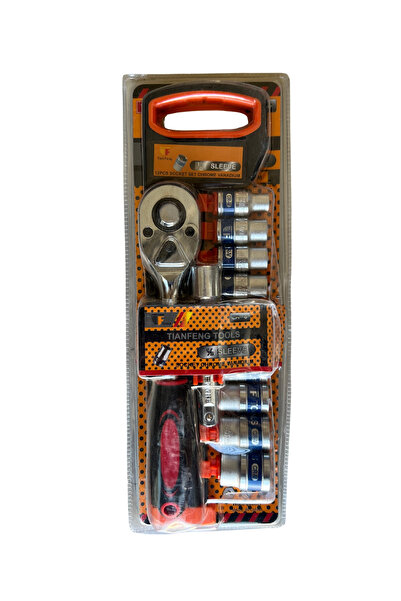 Hırdavat TIANFENG TOOLS 12 Parça 1/2" Lokma Takımı