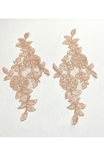 karantuhafiye Guipure Applique / 2 Pack Guipure Applique / Powder Color