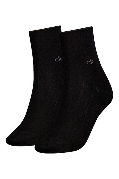 Calvin Klein , Set of short socks - 2 pairs, Black, 35-38
