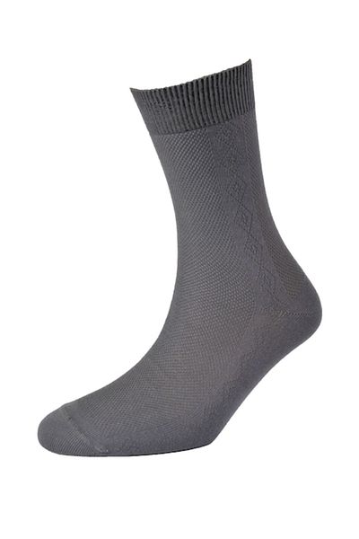OEM Cotton socks with a special pattern, for men, Mondex, grey, 39-41