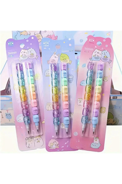 MyBalliStore My Balli Store 2 Adet Bina Bloklu Kalem Seti