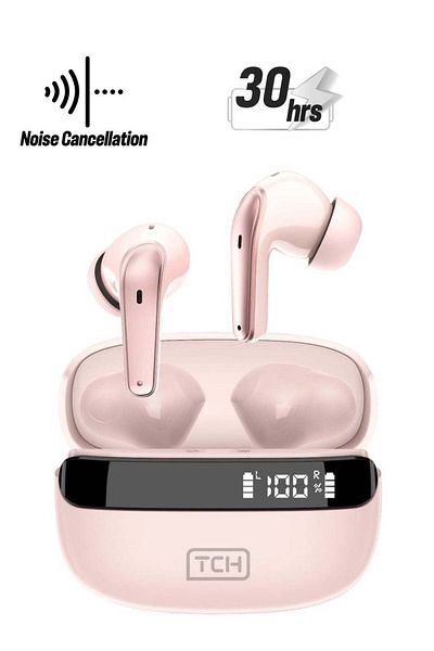 TCH L10 Wireless Earbuds Noise Cancellation ENC Bluetooth 5.3 Stereo Sound earbud, IPX4 Water Resist