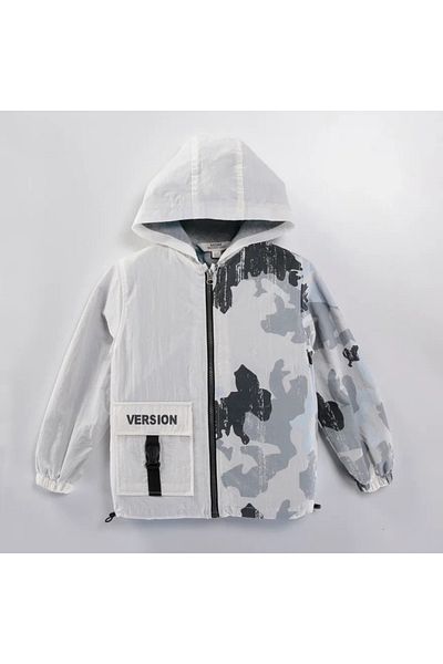 Midimod Gold 6-14 Years Old Hooded Lined Water & Wind Resistant Boys Raincoat