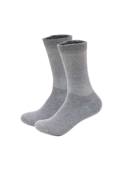 OEM Long Men's Socks for Diabetics Size 41-44, Bamboo, - Light Gray